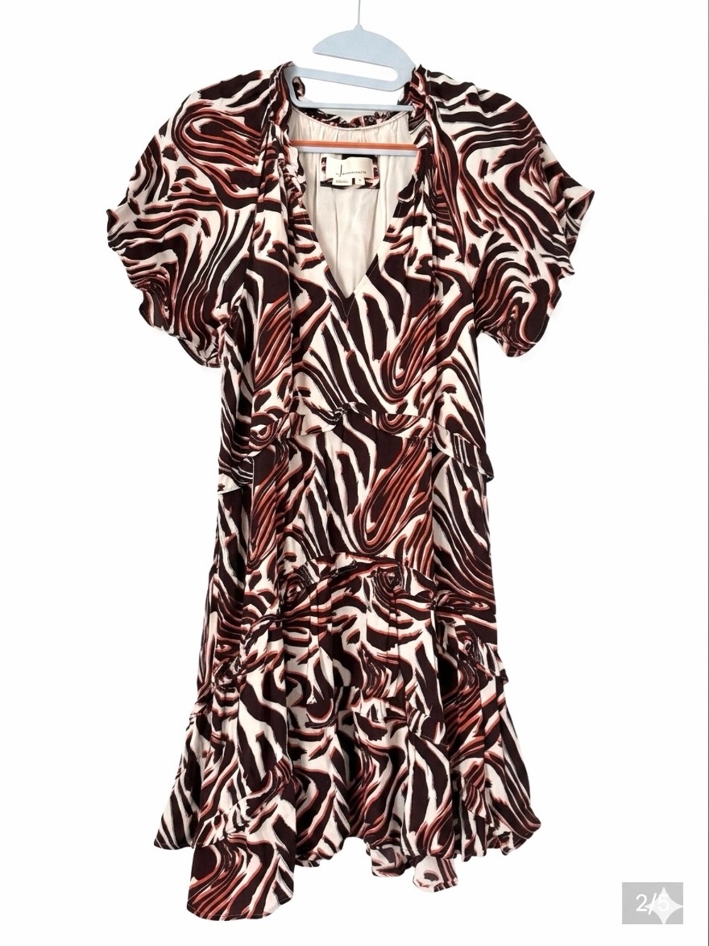 By Anthropologie Robin Tiered Mini Dress - Picture 2 of 5